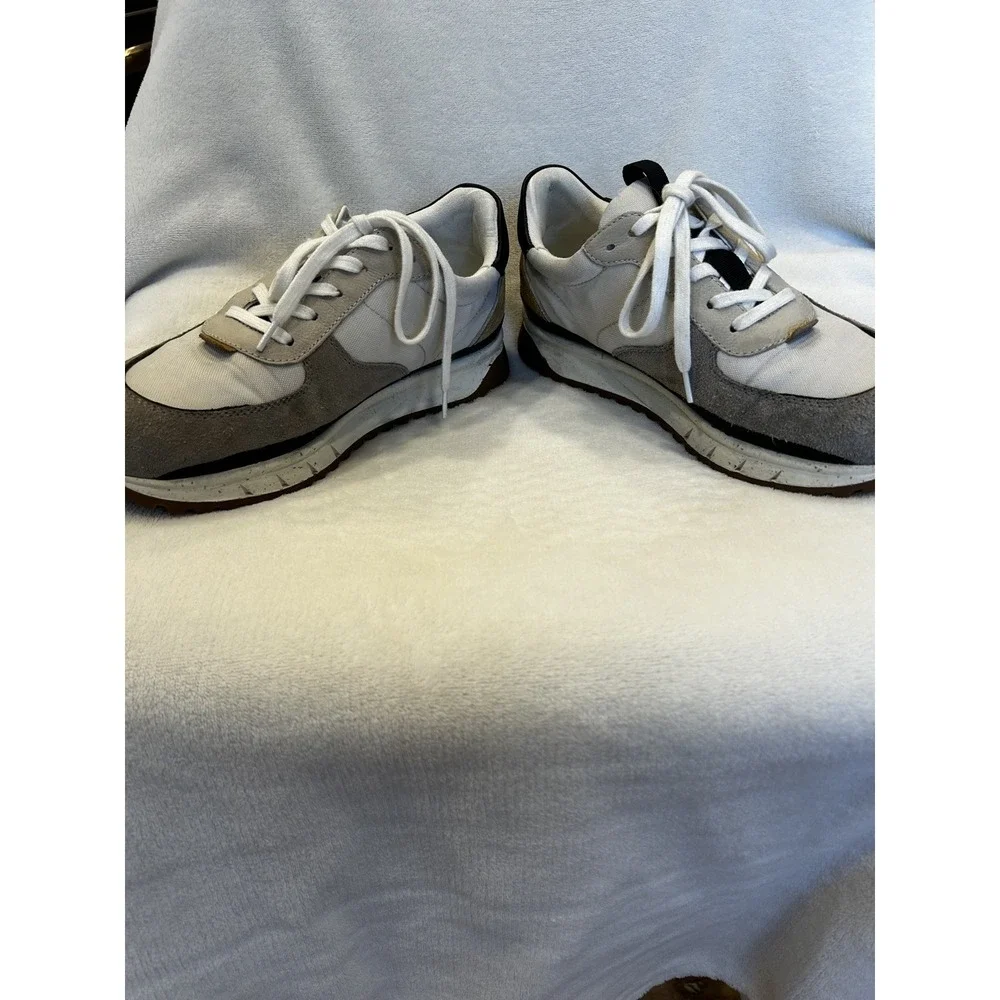 Madewell Kickoff Trainer Sneakers Canvas and Suede Mens 7 Womens‎ 8.5 MD821 - Picture 2 of 9